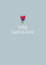 Beige Blue : Love luck tulip