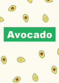 Avocado pattern /green