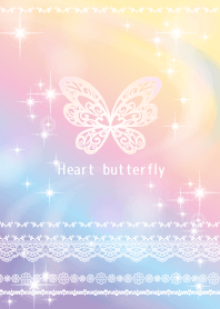 Heart butterfly