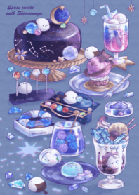 Space sweets with Shimaenaga