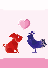 ekst Red（Pig）Love Blue（Chicken）