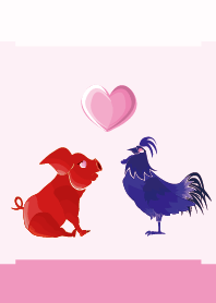 ekst Red(Pig)Love Blue(Chicken)
