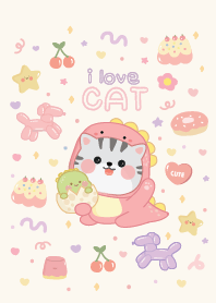 i love cat : pastel cute