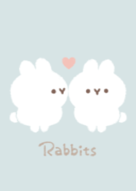 Rabbits/Blue Gray