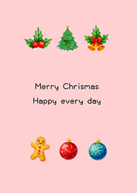 素敵なクリスマス小さなこと（ピンク）