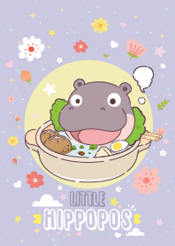 Hippo  Little - Flower
