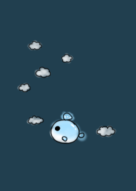 Whale. Cloud. Blue