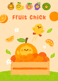 fruit chick - orange 2023 LET'S DRAW