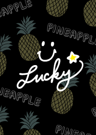 Smile pineapple - black29-