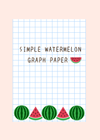 WATERMELON GRAPH PAPERj-LIGHT PINK