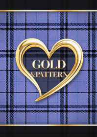 Gold Heart - Plaid  - 01 F-04