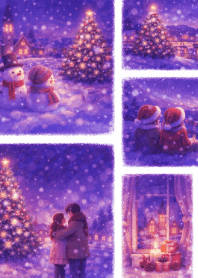 purple 楽しいクリスマス01