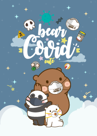 Bear Covid-19 Dark Blue