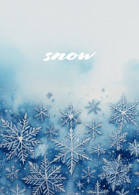 Beautiful snowflakes on black