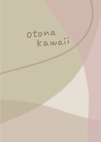 Dull adult cute simple theme