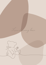 Line drawing bear_11