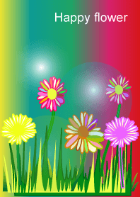 Rainbow flower flower 5