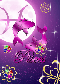 ราศีมีน Clover Moon Purple 2019