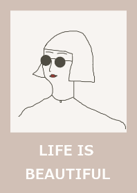 LIFE IS BEAUTIFUL #milktea beige