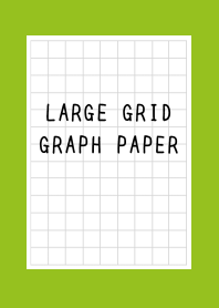 LARGE BLACK GRID GRAPH PAPER-LEAF GREENj