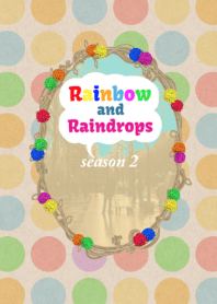 Rainbow and raindrops 2