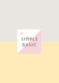 Simple Sweet / Orange&Beige&Pink