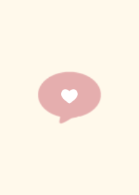 simple  heart pink mini
