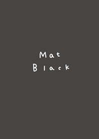 Matte black. Handwriting icon.