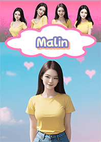 Malin Yellow shirt,jeans Pi02