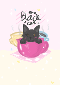 The Black Cat in a cup