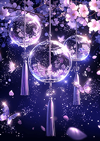 ⭐️星空的紫蝶許願風鈴❤️8-2