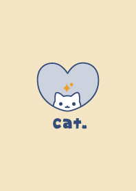 Cat Glitter - Navy