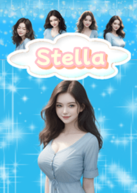 Stella beautiful girl blue04