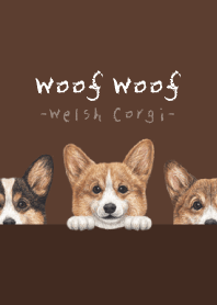 Woof Woof - Welsh Corgi 01 - BROWN