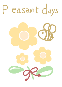 Pleasant days -yellow-