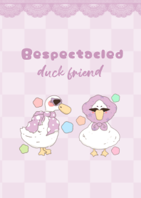 Bespectacled duck friend2