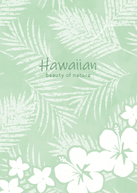 Hawaiian Palm tree -opal green-