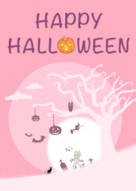 Halloween (Gaya Merah Muda)