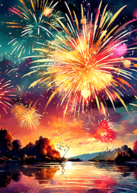 Beautiful Fireworks Theme#875