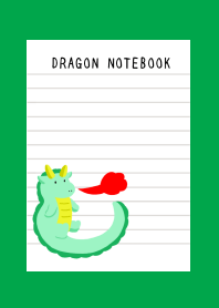 DRAGON NOTEBOOK-GREEN