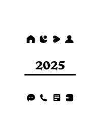 2025年極簡約(純白色)