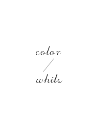 Simple Color : white 5 (J)