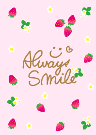Smile strawberry Pink3