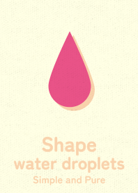 Shape water droplets Opera