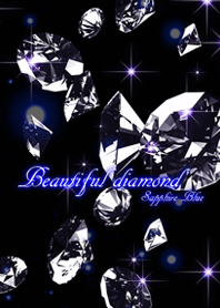 Beautiful diamond Sapphire blue