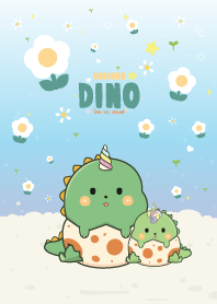 Dino Unicorn Flower Garden Sweet