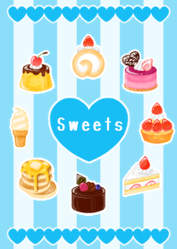 Many sweets! -blue-