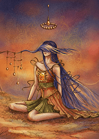 秘めたる輝き 蒼髪の女神