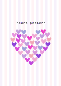 heart pattern12- watercolor- joc