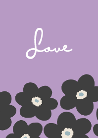 in bloom, flower c / purple